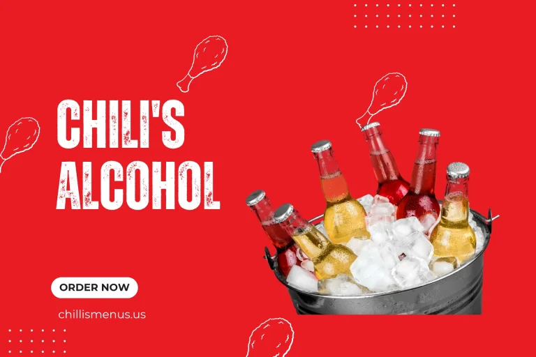Chili's Alcohol Menu