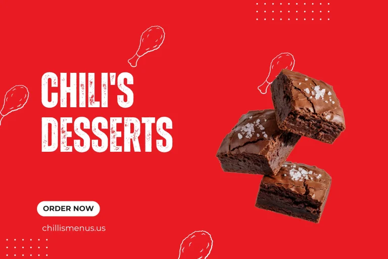 Chili's Desserts​ Menu